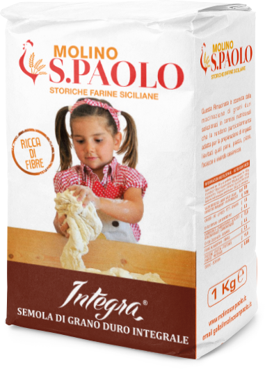 Molino san paolo semola integrale di grano duro 1kg