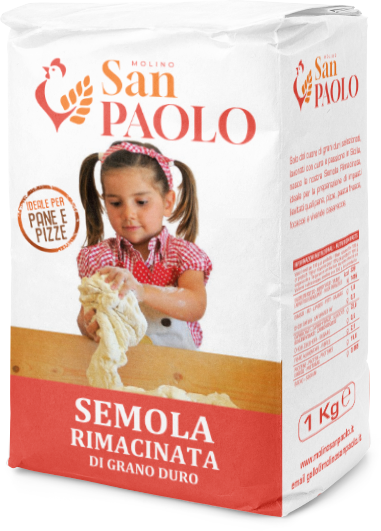 Molino san paolo semola rimacinata di grano duro 1kg